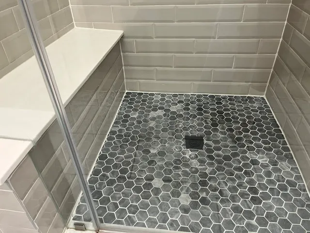 Before cleaning: Dirty bathroom with visible stains